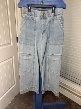 Democracy Light Wash Wide Leg Jeans